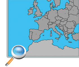 Abbildung Europa mit kanarischen Inseln